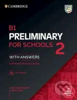 Cambridge B1 Preliminary for Schools 2 Student´s Book with Answers with Online Audio and Resource Bank - kniha z kategorie Jazykové učebnice a…