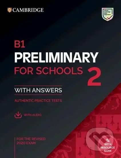 Cambridge B1 Preliminary for Schools 2 Student´s Book with Answers with Online Audio and Resource Bank - kniha z kategorie Jazykové učebnice a…