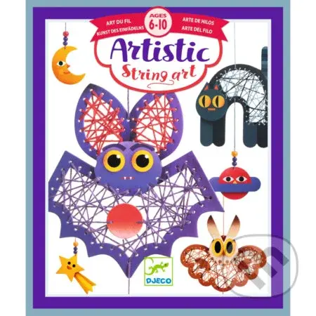 Artistic String art: Noc (tkanie) - hra z kategorie Vzdělávací hry