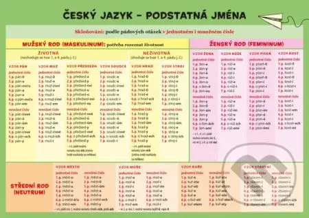 Český jazyk – Podstatná jména - Zuzana Hladíková - kniha z kategorie Jazykové učebnice a slovníky