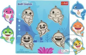 Dřevěná vkládačka Baby Shark - puzzle z kategorie Maxi dílky