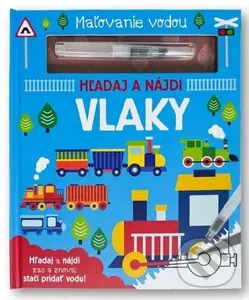 Maľovanie vodou: Vlaky
