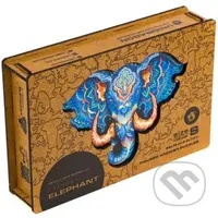 Slon S (Unidragon drevené puzzle) - puzzle z kategorie Zvířata