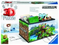 3D Úložná krabice Minecraft - puzzle z kategorie 3D puzzle