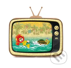 Drevené puzzle Lev a korytnačka - puzzle z kategorie Dětské puzzle