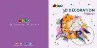 3D dekorace - velká Pegasus - puzzle z kategorie 3D puzzle