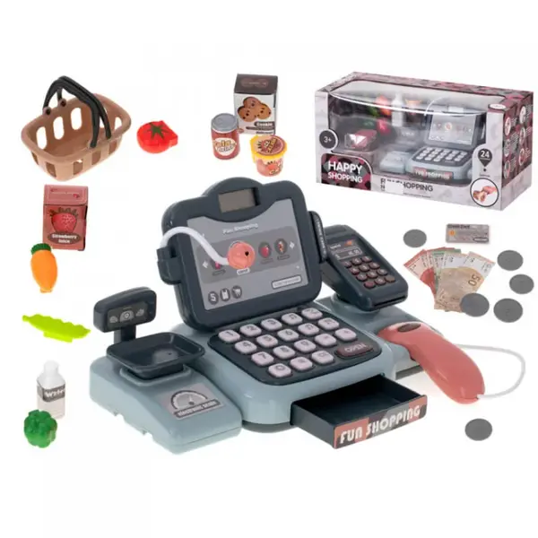 Detská pokladňa s nákupným košíkom a príslušenstvom-MOVEO
