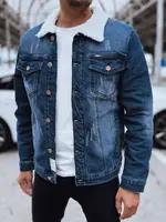 Ocieplana džínová bunda s kožešinou