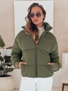 Zelená dámská zimní bunda VIBEGIRL