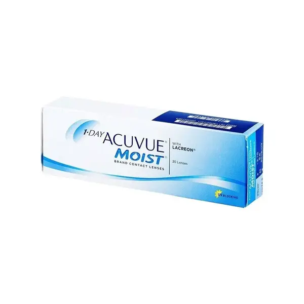 Denné 1 Day Acuvue Moist (30 šošoviek) Dioptrie: -4.25, Zakrivenie: 8.5, ID:225230