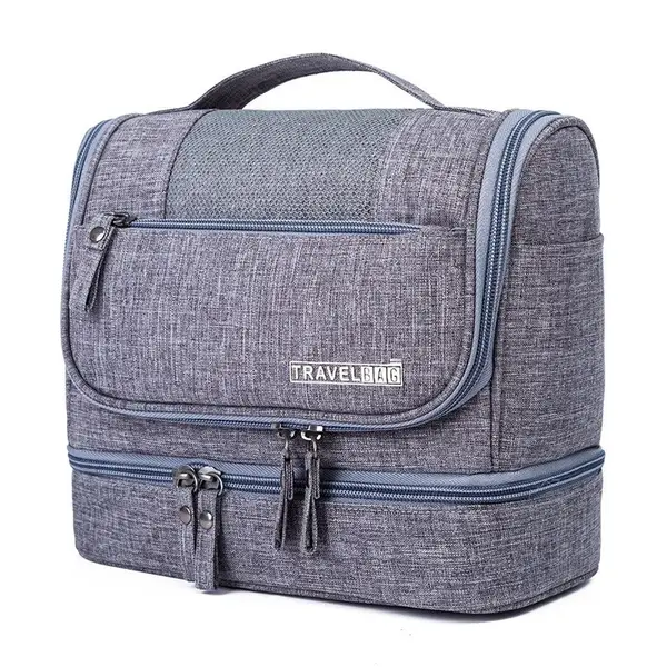 Livefy kozmetická taška Travel, sivá