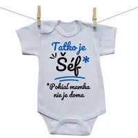 Boodyy Body s krátkym rukávom Tatko je šéf 98 (2-3 roky)