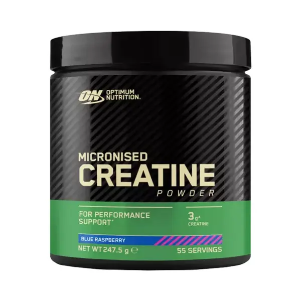 Optimum Nutrition Micronised Creatine Powder 247,5 g modrá malina