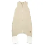 Mušelínový spací vak so zahrnovacími nohavičkami - béžový, veľ. M