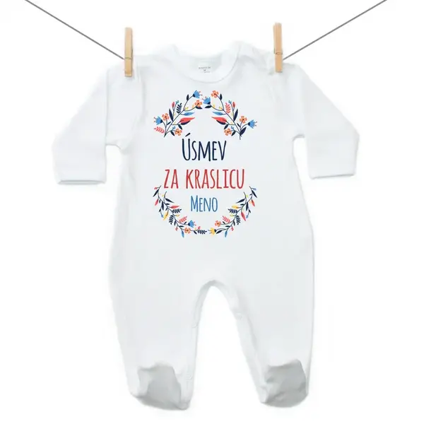 Boodyy Overal Úsmev za kraslicu 68 (3-6 mesiacov)