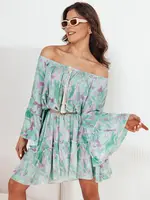 Španielske dámske šaty FIONUALA Farba zelená DSTREET