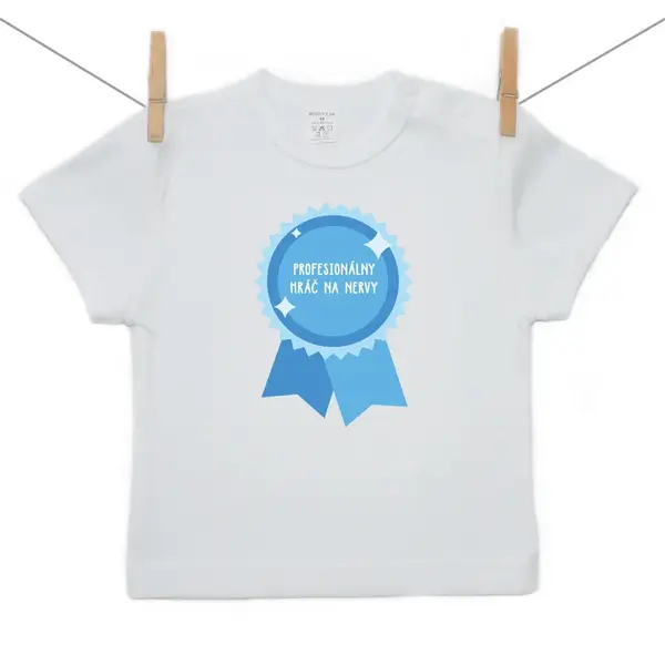 Boodyy Tričko s krátkym rukávom Profesionálny hráč na nervy 110 (4-5 rokov)