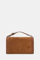 Kožená kabelka Coccinelle ELINOR hnědá barva, E1.TL6.12.02.01