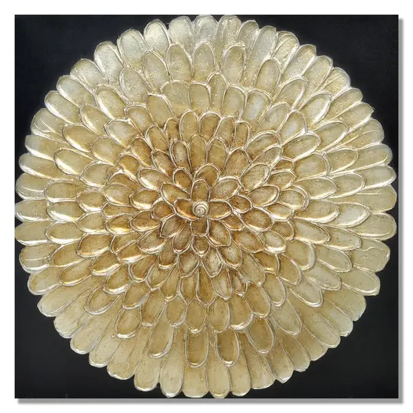 Monee OLEJOMALBA, abstraktní, 85/85 cm