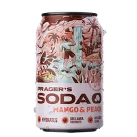 PRAGER'S Soda Mango&Peach 330 ml