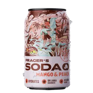 PRAGER'S Soda Mango&Peach 330 ml
