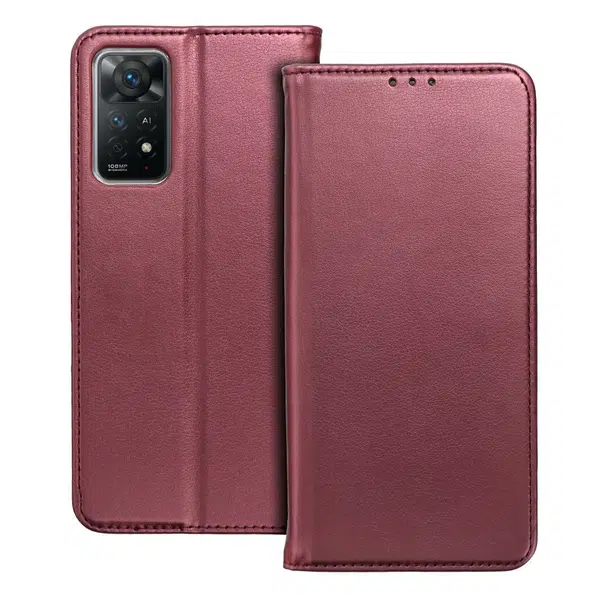 flipové pouzdro Smart Magneto pro Oppo A18 / A38, vínová
