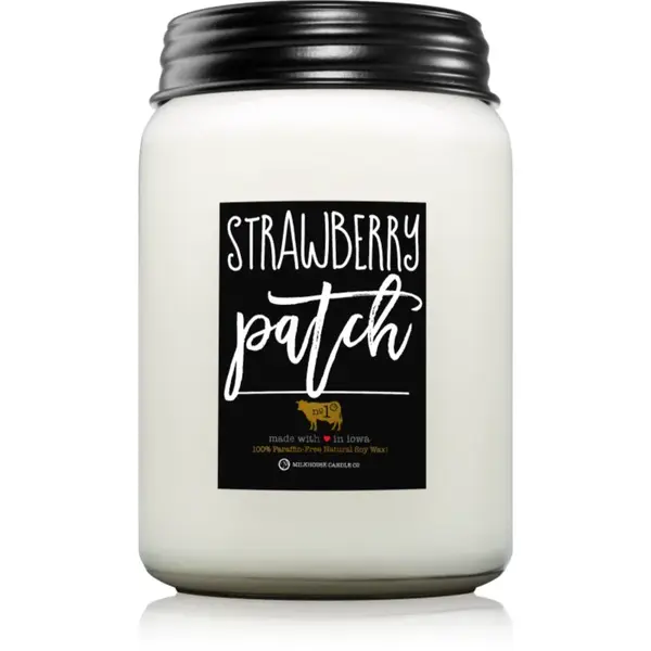 Milkhouse Candle Co. Farmhouse Strawberry Patch vonná svíčka Jar 737 g