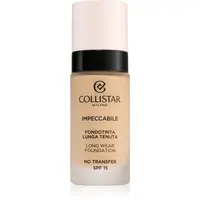 Collistar Impeccabile Long Wear Foundation dlhotrvajúci make-up SPF 15 2R Rosy Beige 30 ml