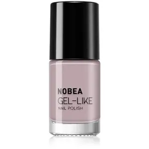 NOBEA Day-to-Day Gel-like Nail Polish lak na nechty s gélovým efektom odtieň Beige nutmeg #N52 6 ml