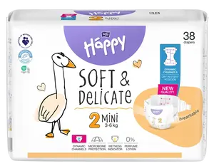 BELLA Baby Happy Soft&Delicate Mini (3-6 kg), 38 ks