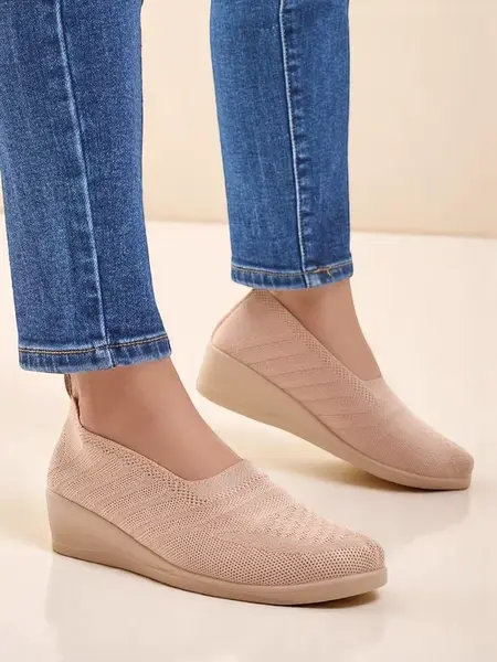 Resti Women's moccasins on a low wedge Epoles