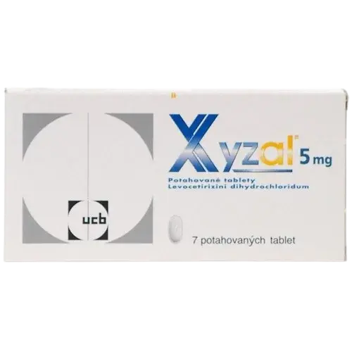 XYZAL flm 5 mg 7 tabliet