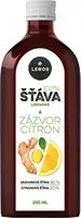 LEROS Zázvorová šťava so zázvorom a citrónovou šťavou 250 ml