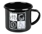 Husky  Plechový hrnček camping-černý Hrnček