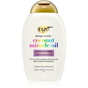 OGX Coconut Miracle Oil kondicioner na posilnenie vlasov s kokosovým olejom 385 ml