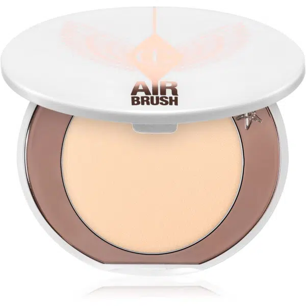 Charlotte Tilbury Airbrush Brightening Flawless Finish rozjasňujúci kompaktný púder cestovné balenie odtieň Tan-Deep 3.4 g