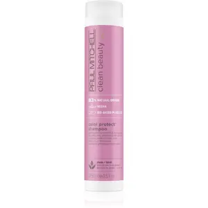 Paul Mitchell Clean Beauty Color Protect Shampoo fialový šampón pre zosvetlené, melírované studené blond vlasy 250 ml