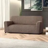 Bielastické poťahy COSTINA oriešková trojkreslo (š. 170 - 220 cm)