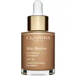 Clarins Skin Illusion Natural Hydrating Foundation rozjasňujúci hydratačný make-up SPF 15 odtieň 114N Cappuccino 30 ml