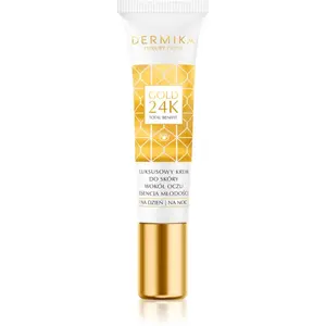 Dermika Luxury Gold omladzujúci krém na očné okolie 15 ml