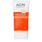 ACM Medisun vodeodolný opaľovací krém na tvár SPF 50+ 40 ml