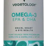 VEGETOLOGY Omega-3 - EPA a DHA + vitamín D3 60 kapsúl