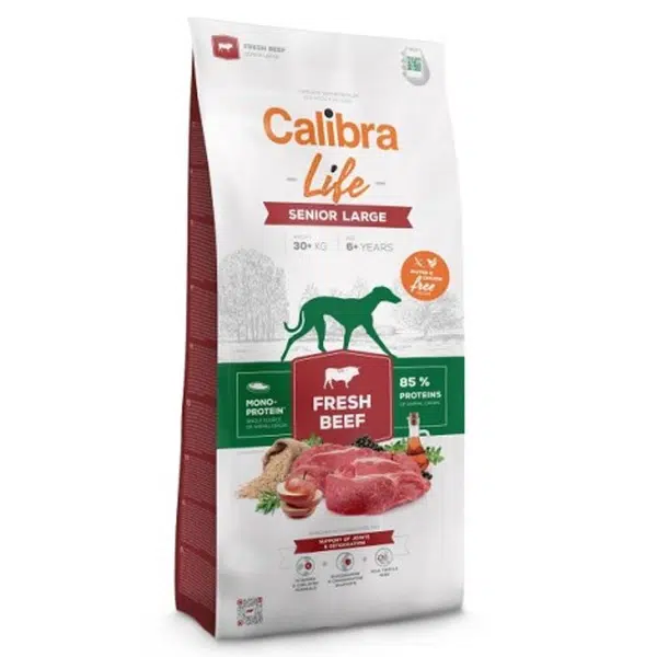 Calibra Dog Life Senior Large Fresh Beef 12 kg | Granule pre psov
