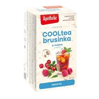 APOTHEKE COOLtea brusnica s malinou 20 x 2 g