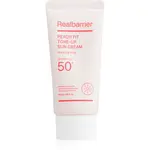 Real Barrier Peach Fit Tone-Up Sun Cream ochranný tónovací krém na tvár SPF 50+ 50 ml