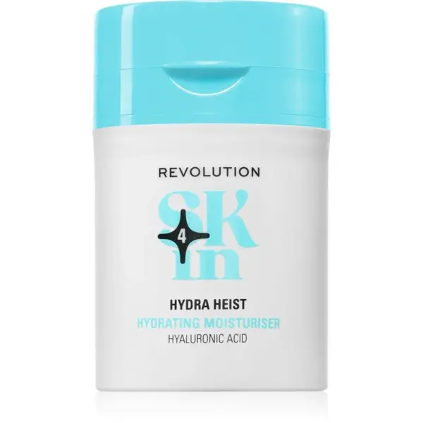 Revolution Skincare Happy Hydrate Hyaluronic Acid Moisturiser hydratačný krém na tvár s kyselinou hyalurónovou 50 ml