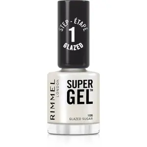 Rimmel Super Gel gélový lak na nechty bez použitia UV/LED lampy odtieň 106 Glazed Sugar 12 ml
