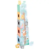 Small foot Stacking Tower Pastel Animals skladacia veža 12m+ 10 ks