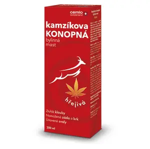 CEMIO Kamzíkova konopná mast hřejivá 200 ml