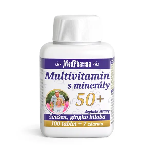MEDPHARMA Multivitamin s minerály 50+  107 tablet